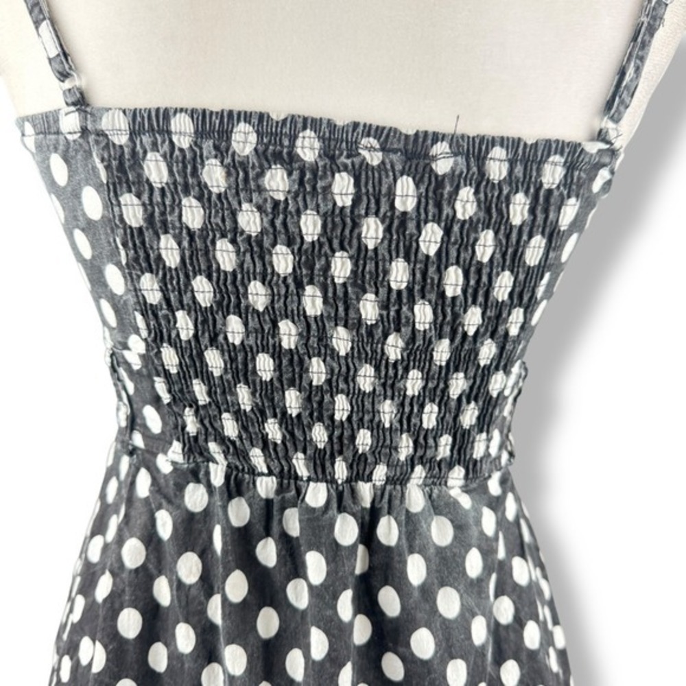 Deb Y2K Party Dress Size Medium Polka Dot Twee Pin Up Retro Feminine Vintage - Picture 9 of 16